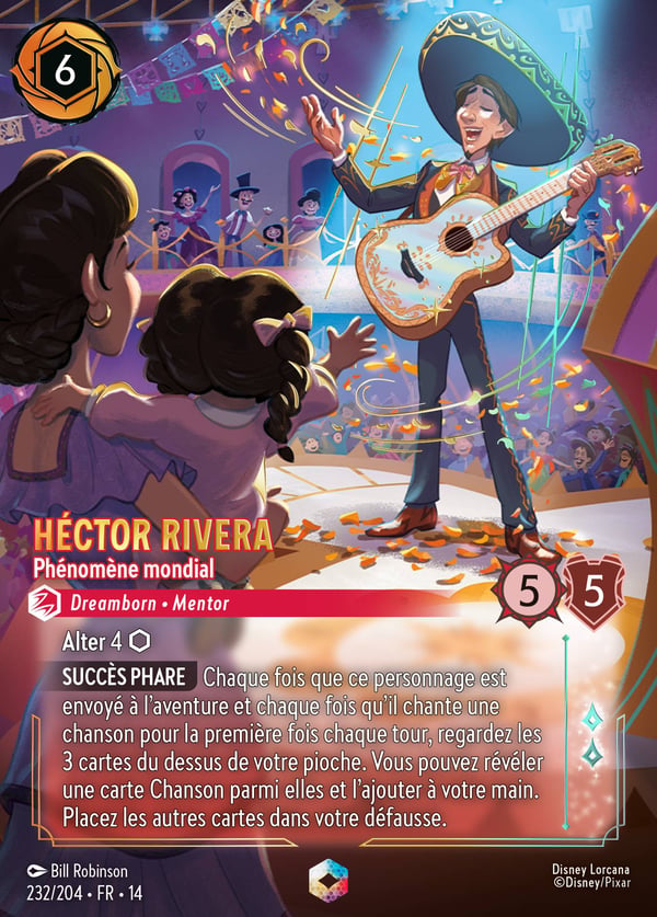 Héctor Rivera – Phénomène mondial, carte Enchantée