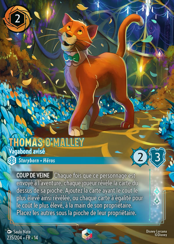 Thomas O'Malley – Vagabond avisé, carte Enchantée