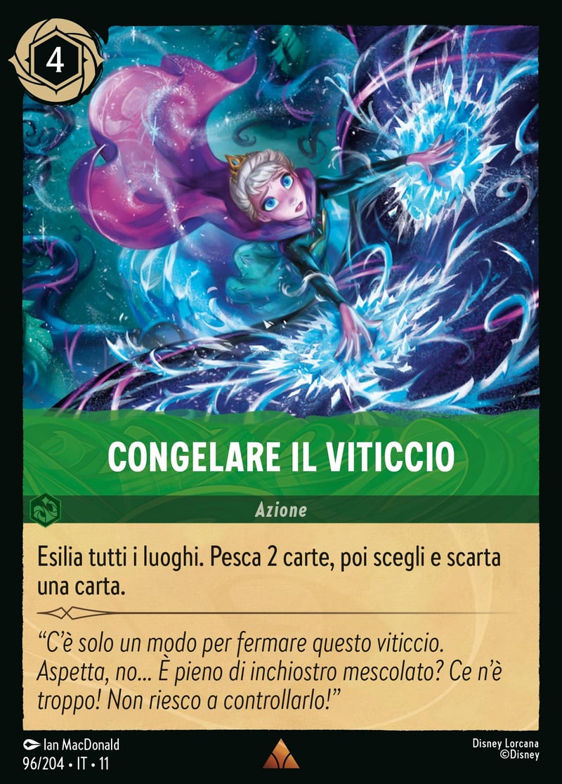 Congelare il Viticcio