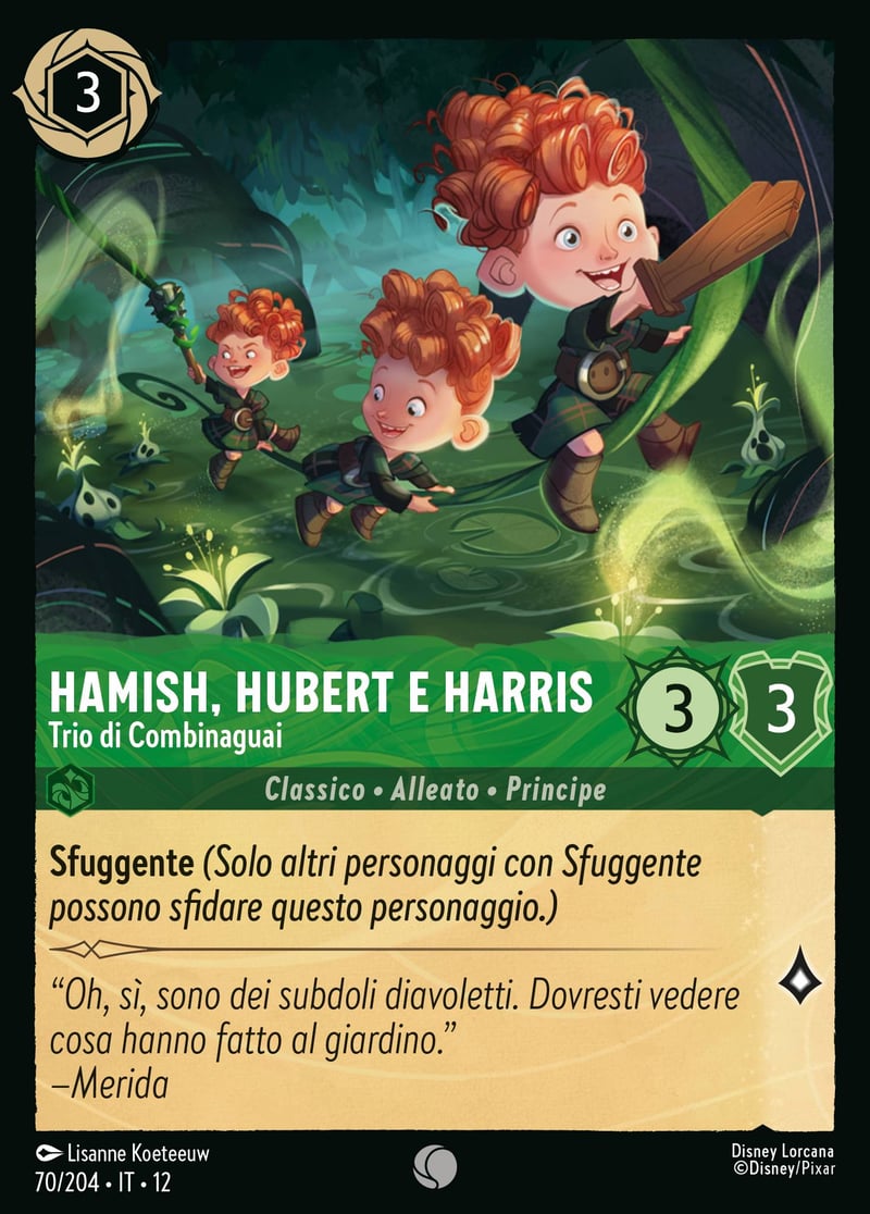 Hamish, Hubert e Harris