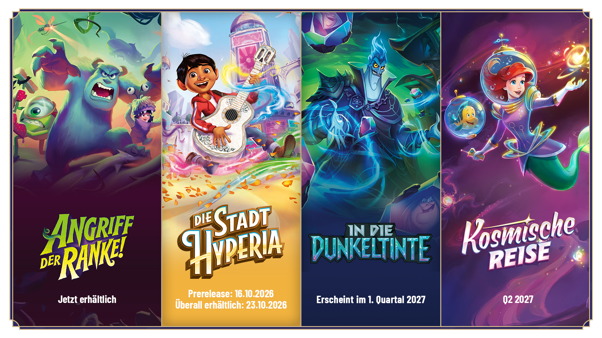 Disney Lorcana Attack of the Vine and Hyperia City