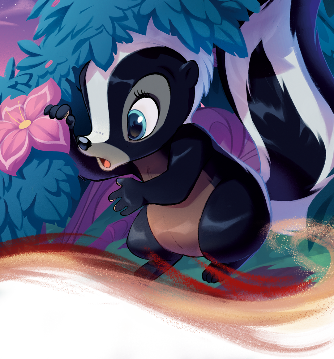 Image of a Flower glimmer from Disney Lorcana