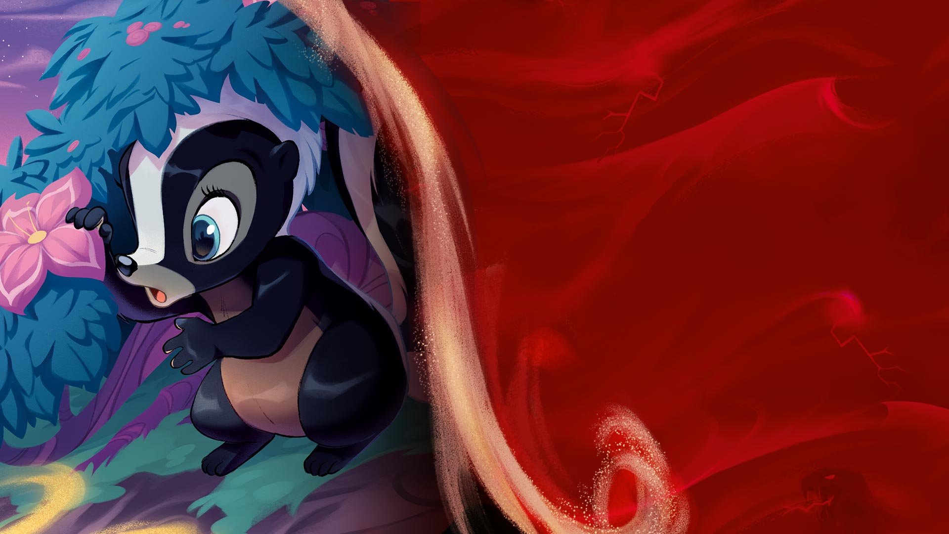 Image of a Flower glimmer from Disney Lorcana