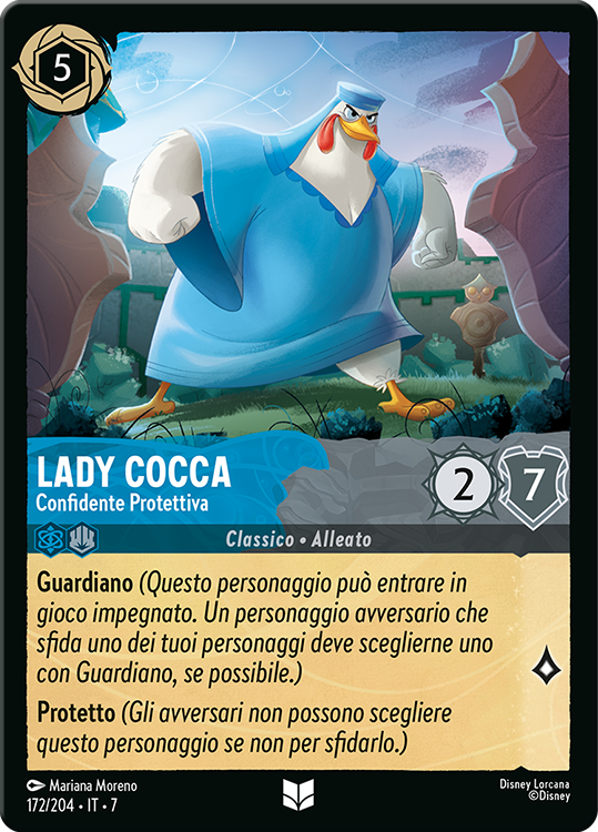 Lady Cocca - Confidente Protettiva card from the Disney Lorcana Trading Card Game