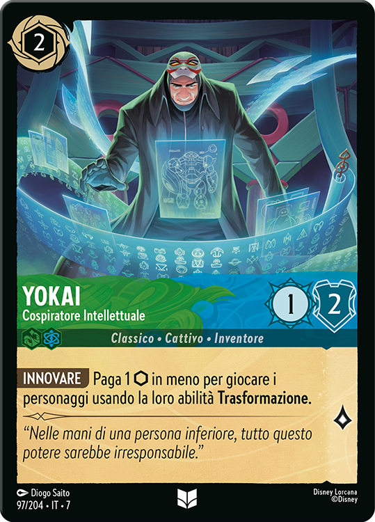 Yokai - Cospiratore Intellettuale card from the Disney Lorcana Trading Card Game