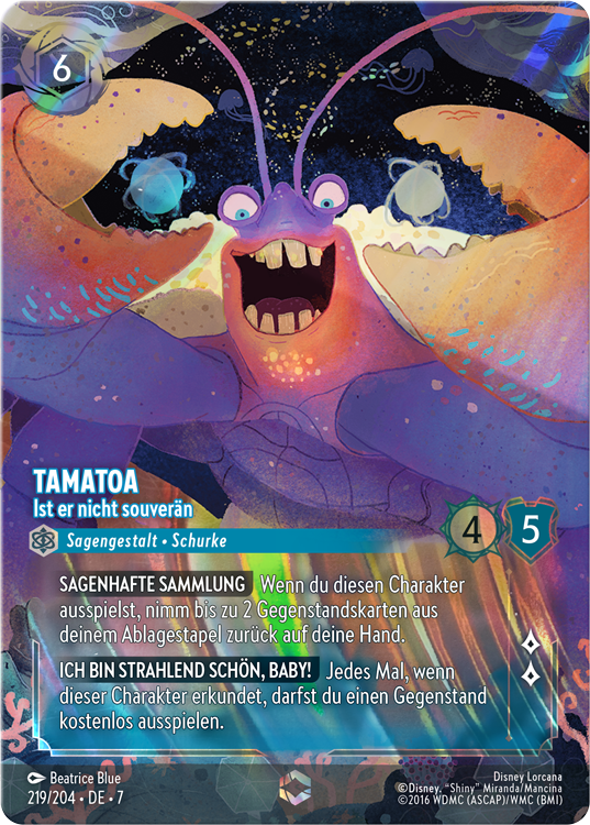 Tamatoa - Happy as a Clam