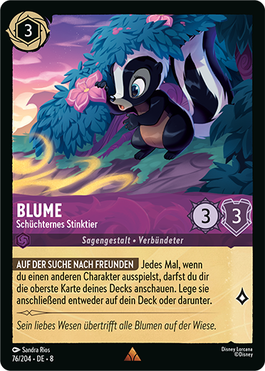 Blume – Schüchternes Stinktier