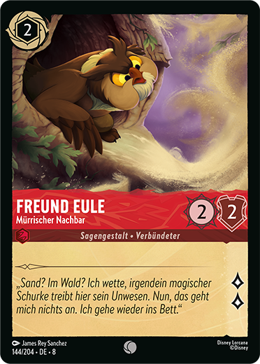 Freund Eule – Mürrischer Nachbar
