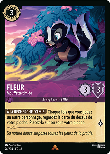 Fleur – Mouffette timide