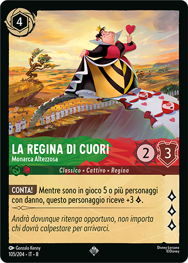 Regina di Cuori - Monarca Altezzosa