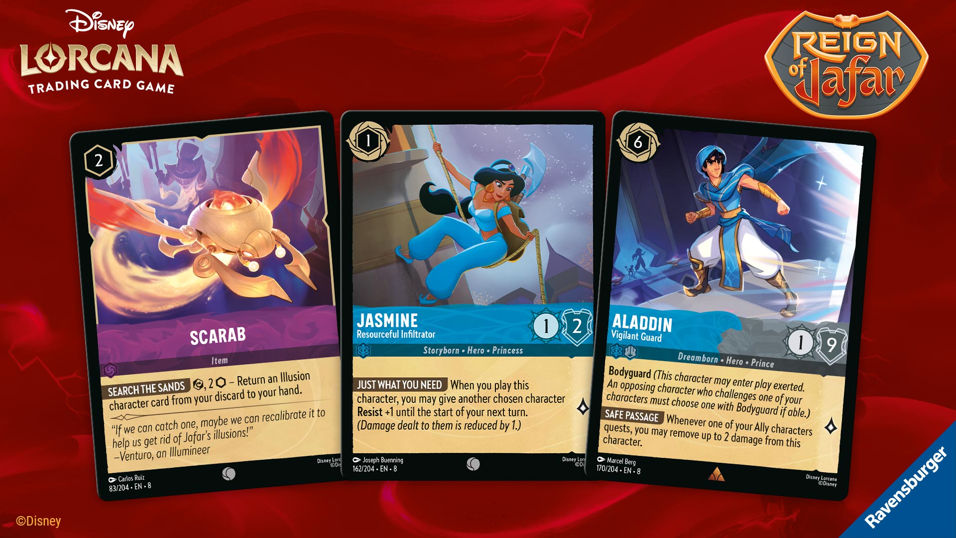 Disney Lorcana cards
