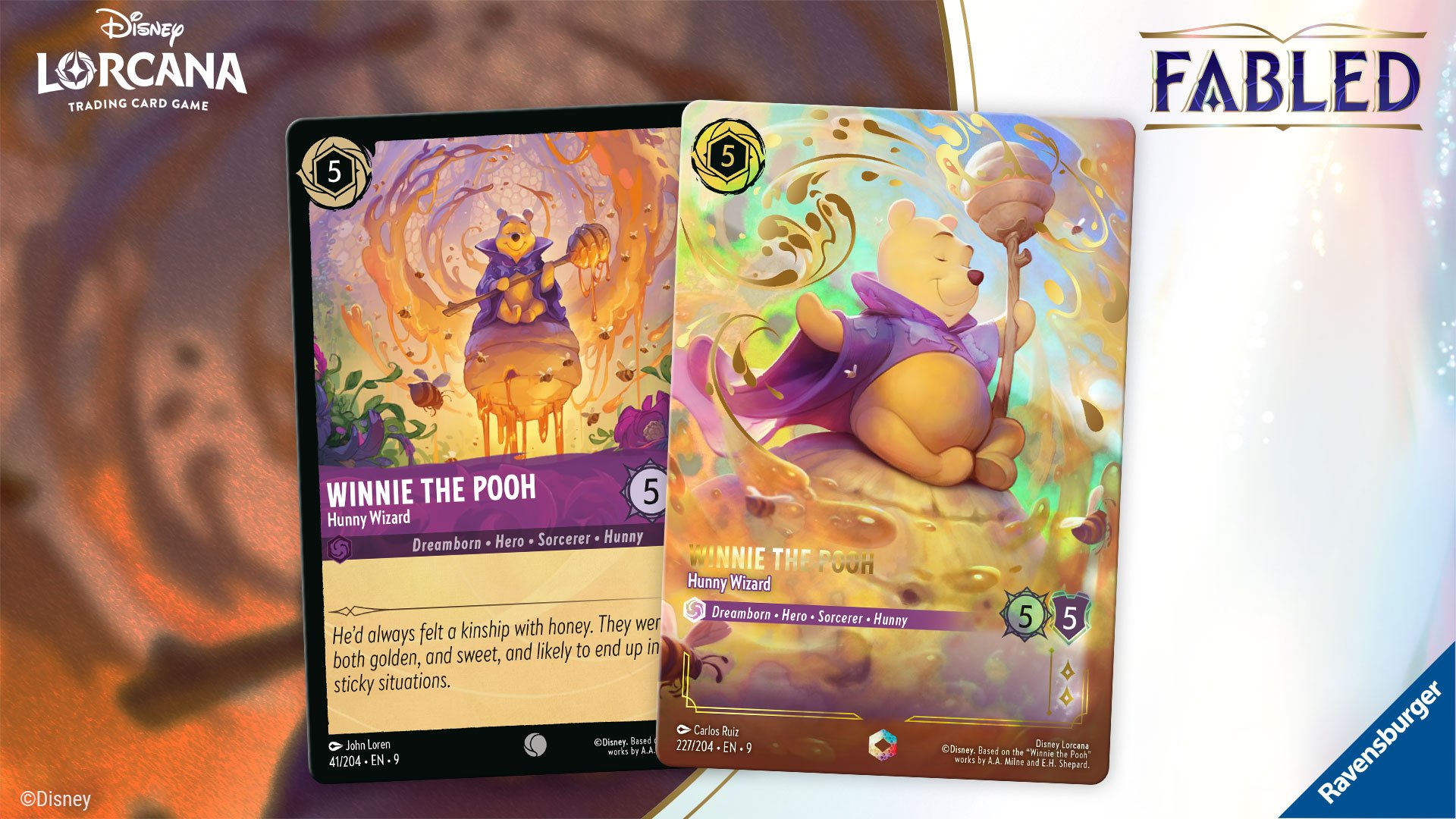 Hunny Wizard Reprint and Hunny Wizard Enchanted side by side.