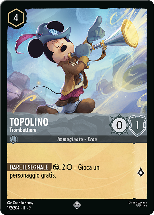 Mickey Mouse - Trumpeter for Disney Lorcana