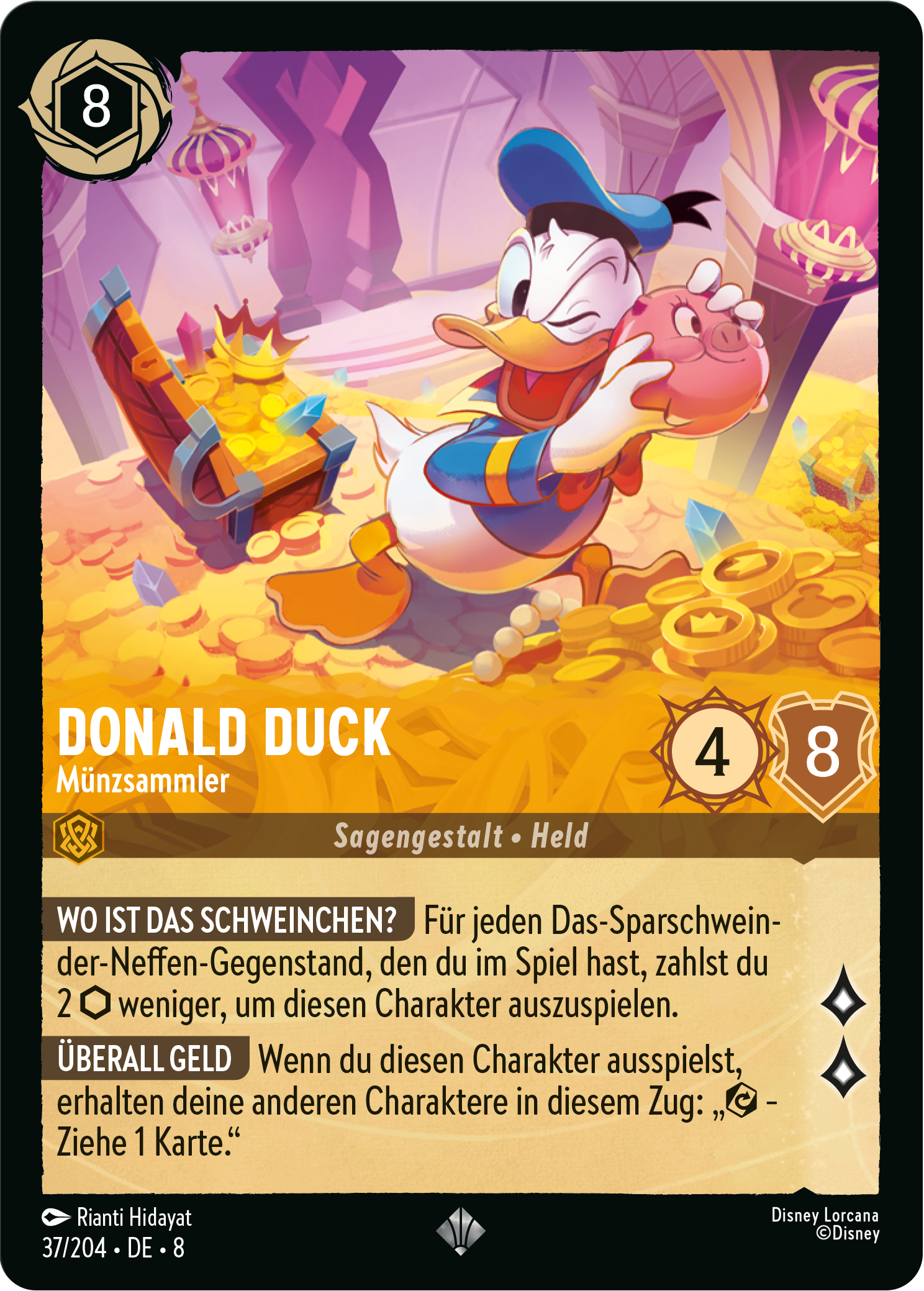 Donald Duck - Coin Collector