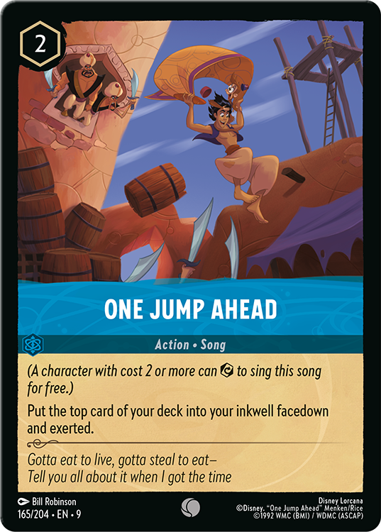 Disney Lorcana TCG Card One Jump Ahead