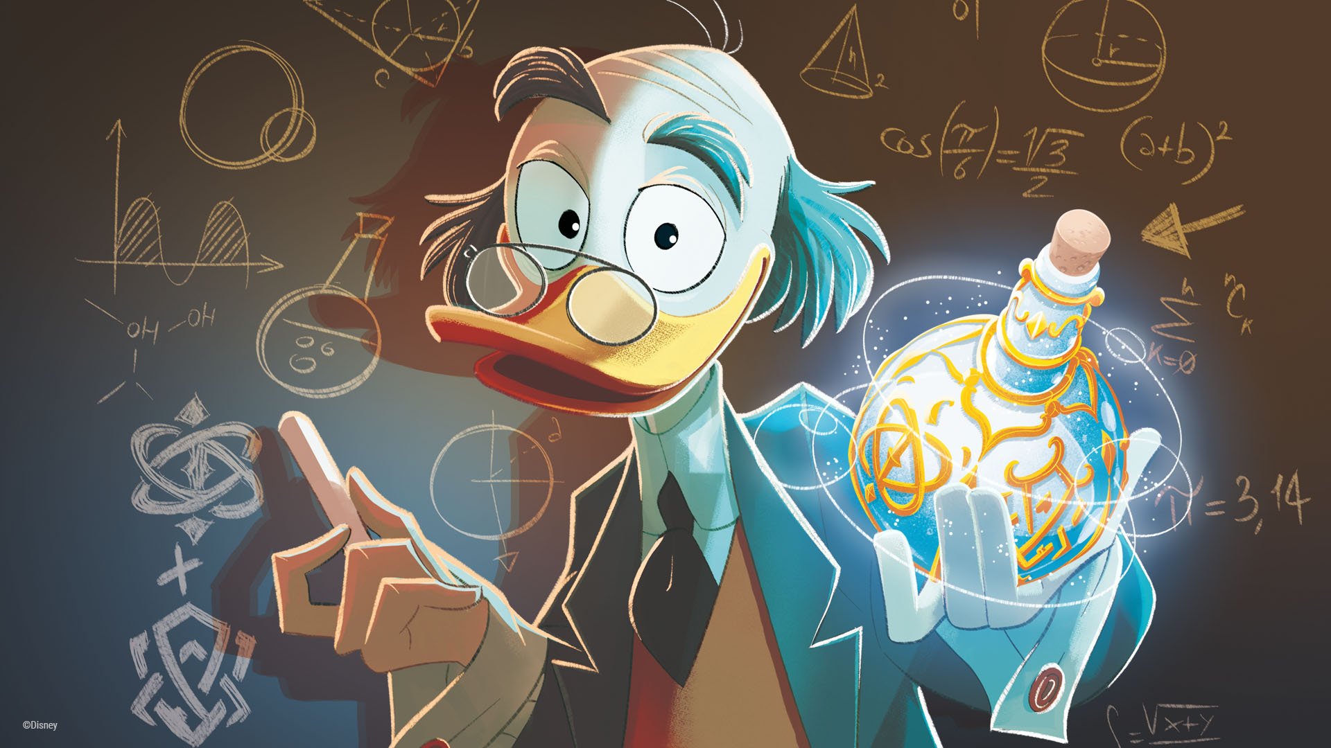 Professor Ludwig Von Drake image from Disney Lorcana