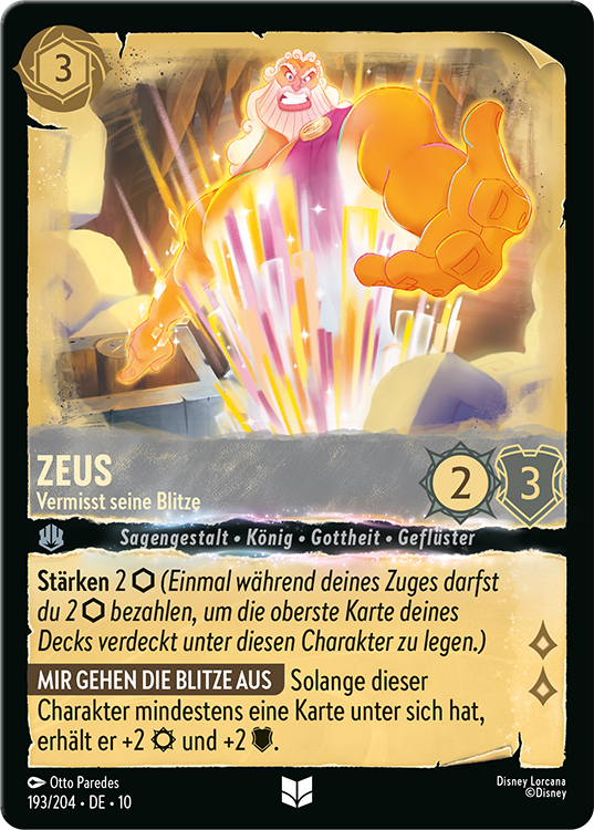 Zeus - Missing His Spark