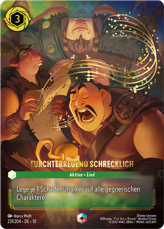 Enchanted Malicious Mean and Scary Card from Whispers in the Well