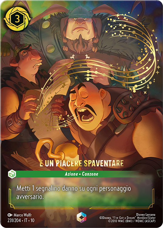 Enchanted Malicious Mean and Scary Card from Whispers in the Well