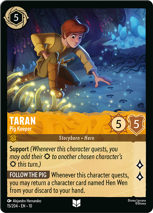 Disney Lorcana Whispers in the Well Card