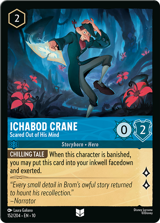 Ichabod Crane Scared Out of His Mind