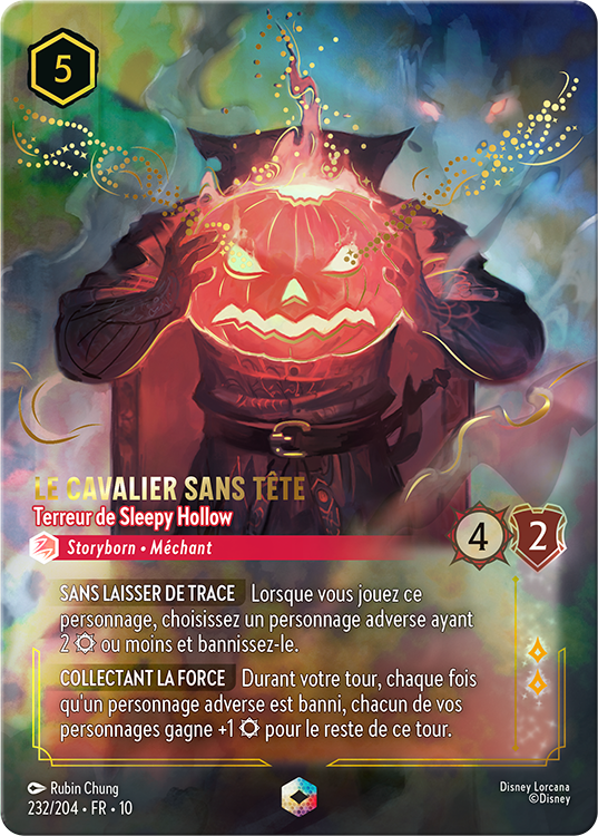 The Headless Horseman - Terror of Sleepy Hollow card from Disney Lorcana
