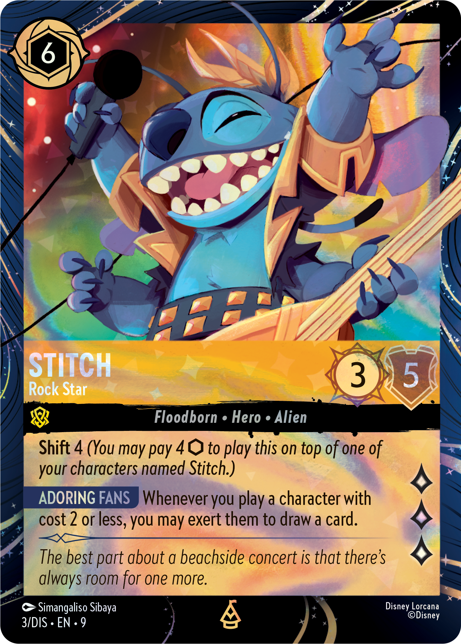 Stitch - Rock Star