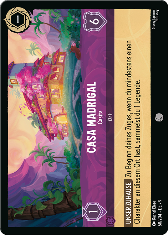 Casa Madrigal card for Disney Lorcana