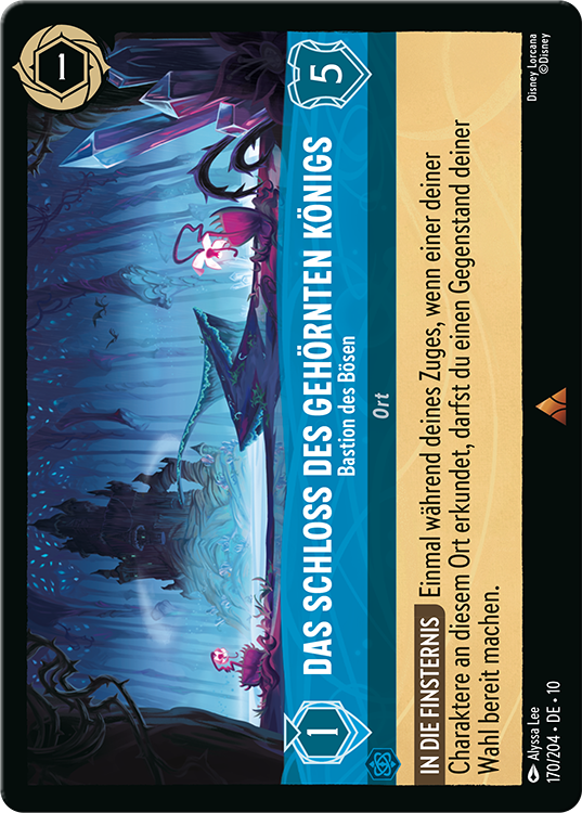 Castle Wyvern card for Disney Lorcana