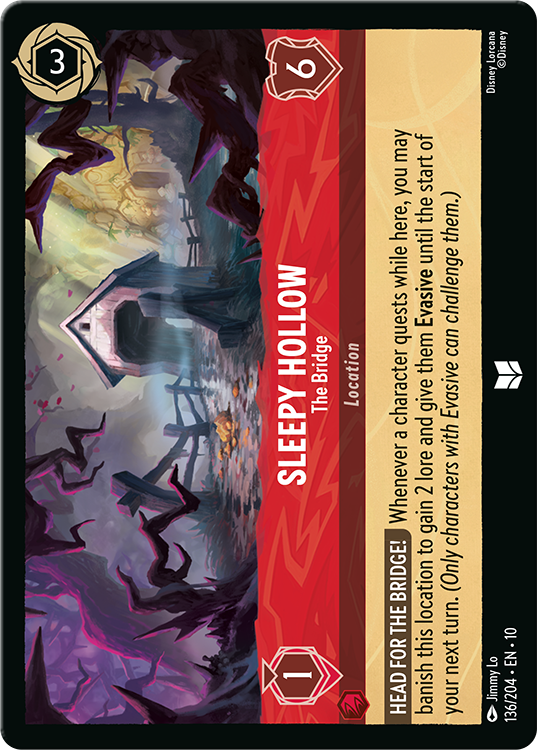 Sleepy Hollow - The Bridge card for Disney Lorcana