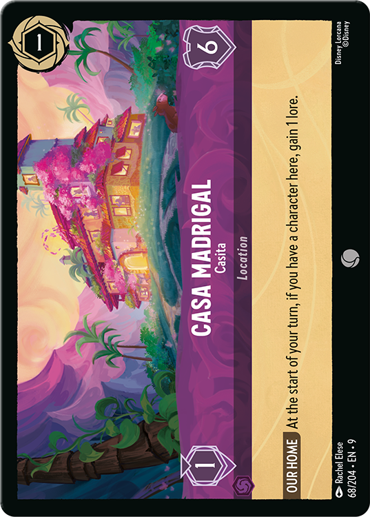 Casa Madrigal card for Disney Lorcana