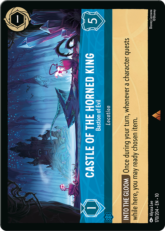 Castle Wyvern card for Disney Lorcana