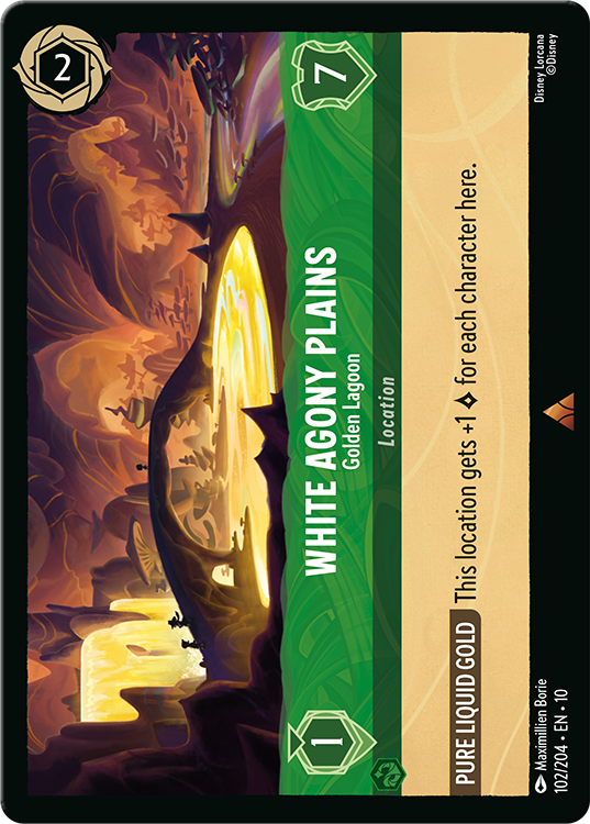 Hidden Cove card for Disney Lorcana