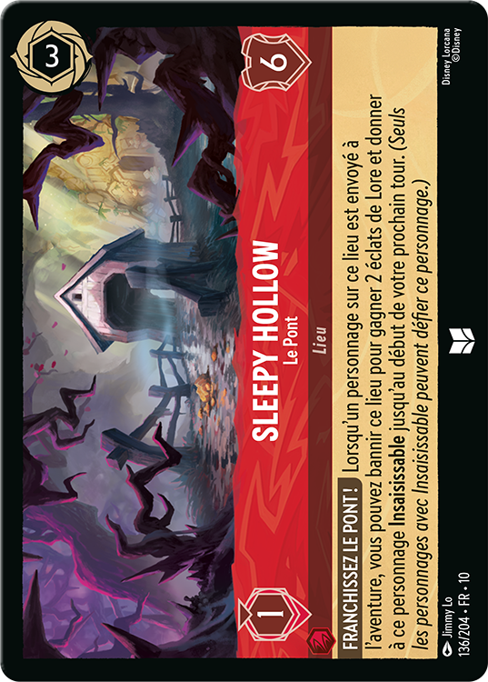 Sleepy Hollow - The Bridge card for Disney Lorcana