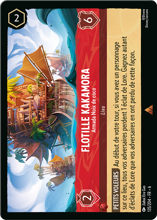 Flotilla card for Disney Lorcana
