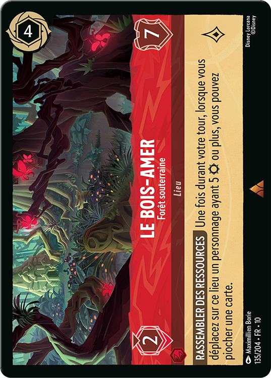 Bitterwood card for Disney Lorcana