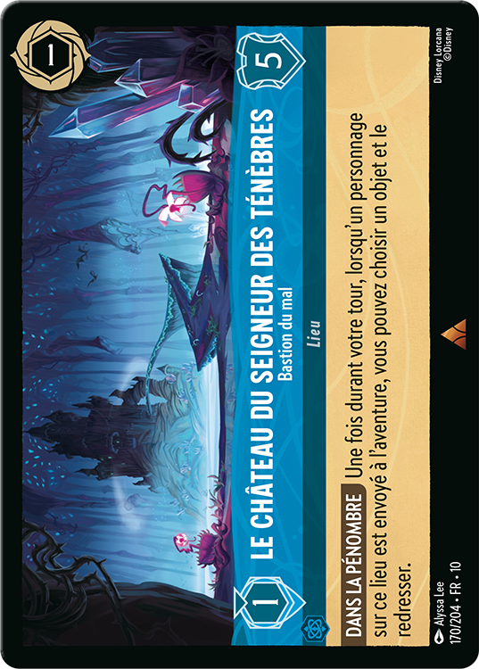 Castle Wyvern card for Disney Lorcana