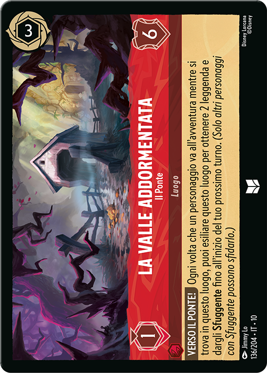 Sleepy Hollow - The Bridge card for Disney Lorcana