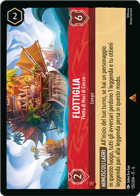 Flotilla card for Disney Lorcana