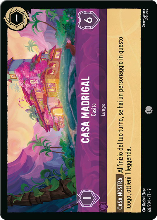Casa Madrigal card for Disney Lorcana