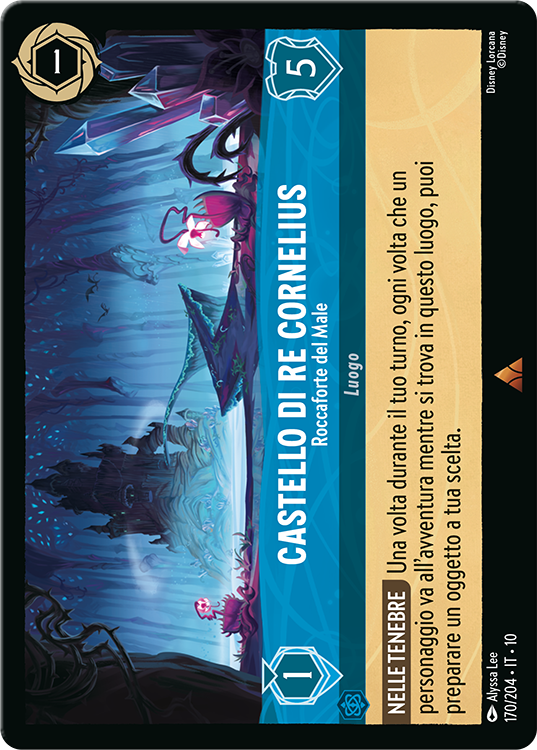 Castle Wyvern card for Disney Lorcana