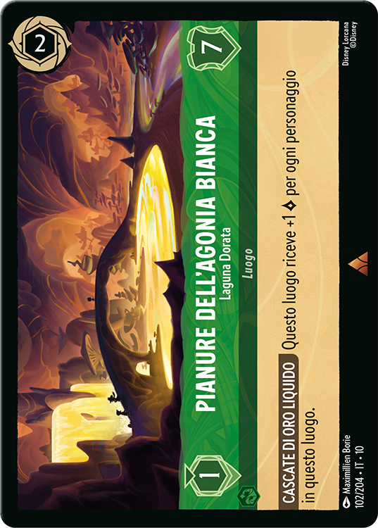 Hidden Cove card for Disney Lorcana