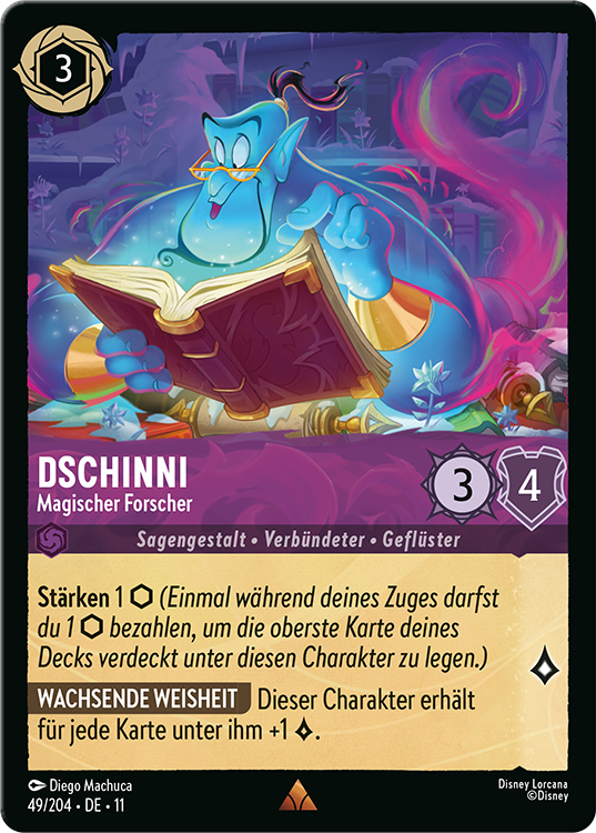 Genie - Magical Researcher Lorcana card