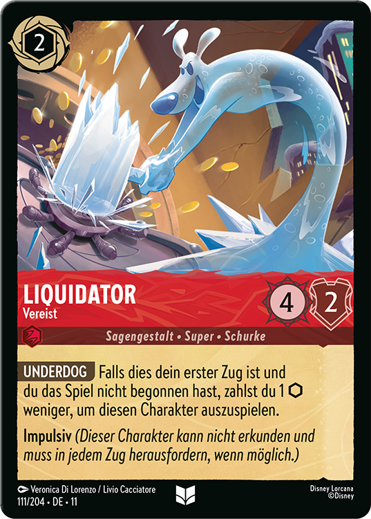 Liquidator - Iced Over Lorcana Card