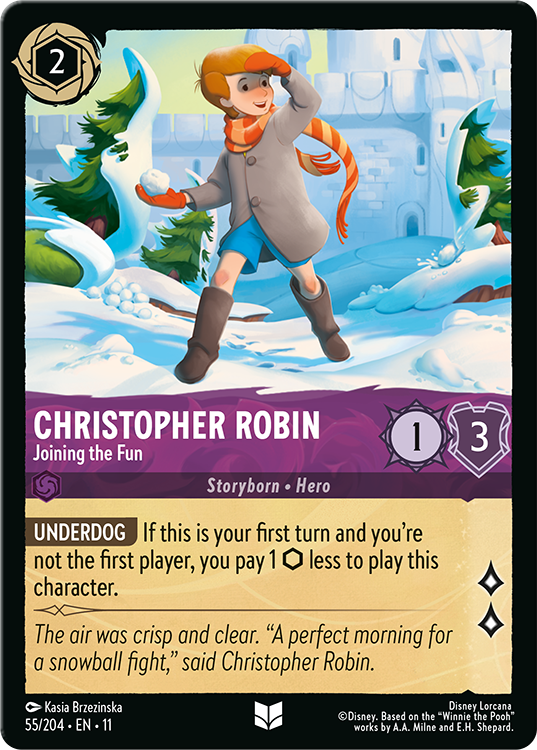 Christopher Robin - Joining the Fun Lorcana card