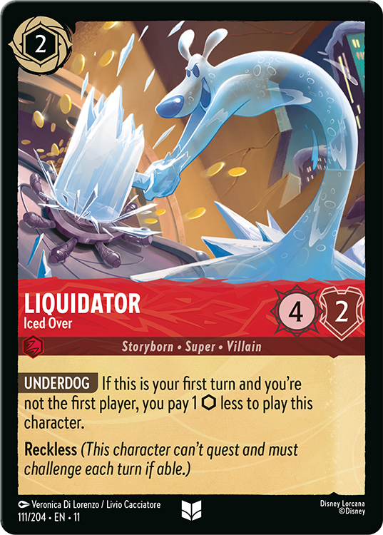 Liquidator - Iced Over Lorcana Card
