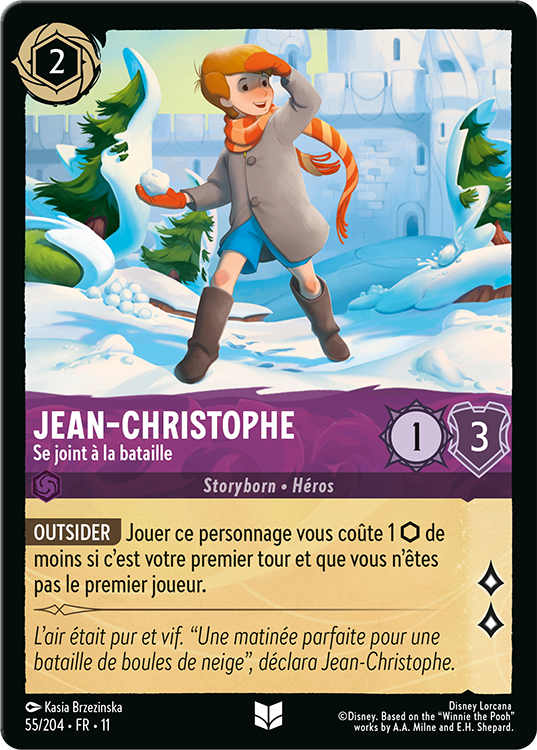 Christopher Robin - Joining the Fun Lorcana card