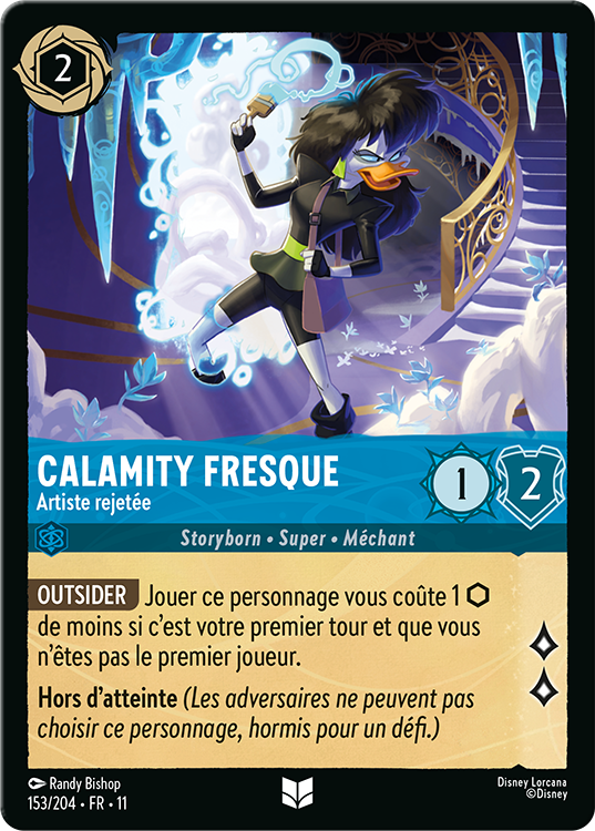 Splatter Phoenix - Rejected Artist Lorcana card