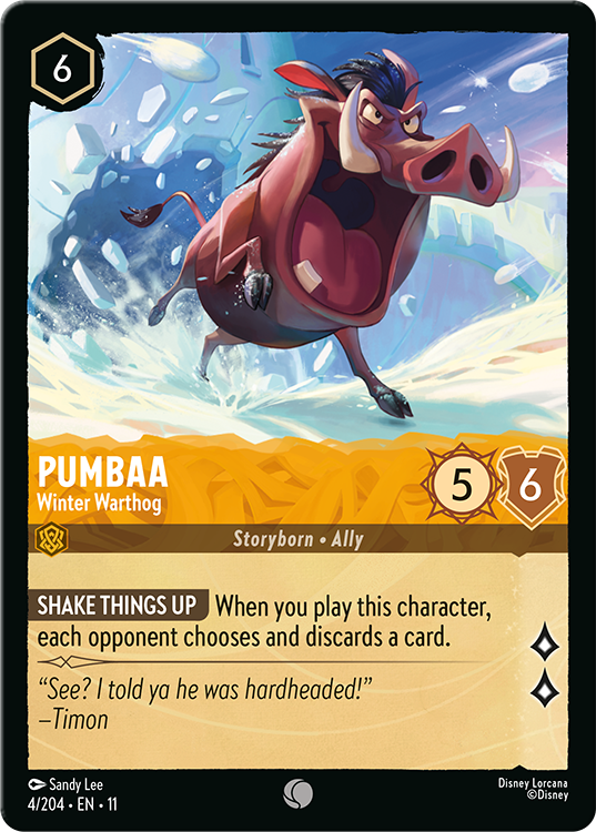 Pumbaa – Winter Warthog