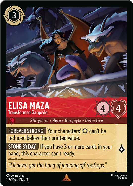 Disney Lorcana Elisa Maza – Transformed Gargoyle